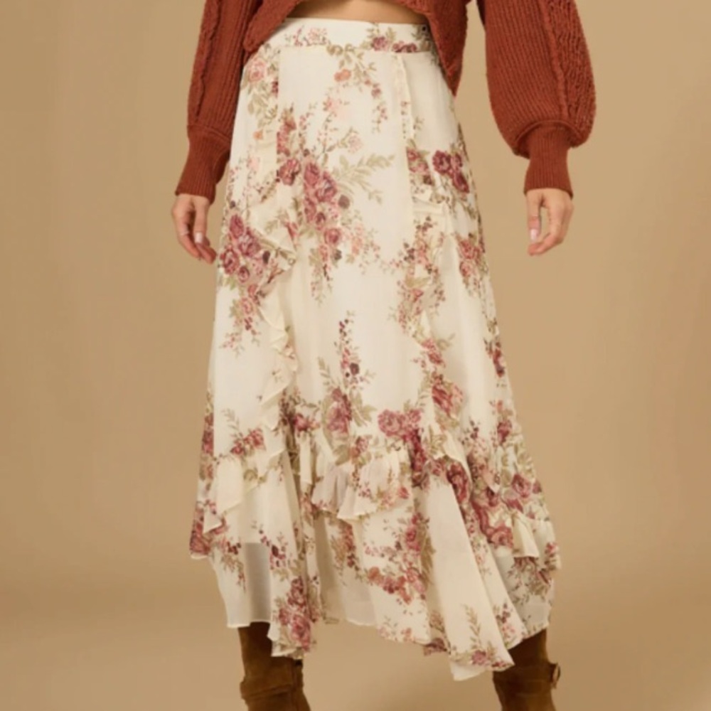 Altar’d State Floral Maxi Isabella Skirt XL NWT - Picture 2 of 7